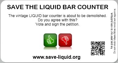 Save the Liquid Bar